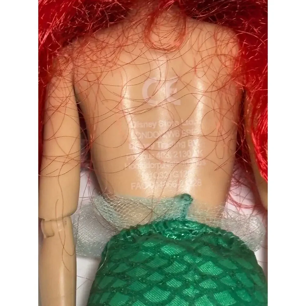 Disney Store Princess Doll The Little Mermaid Ariel Articulated Arms Tail 12”